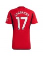 Manchester United Alejandro Garnacho #17 Domácí Dres 2023-24 Krátký Rukáv